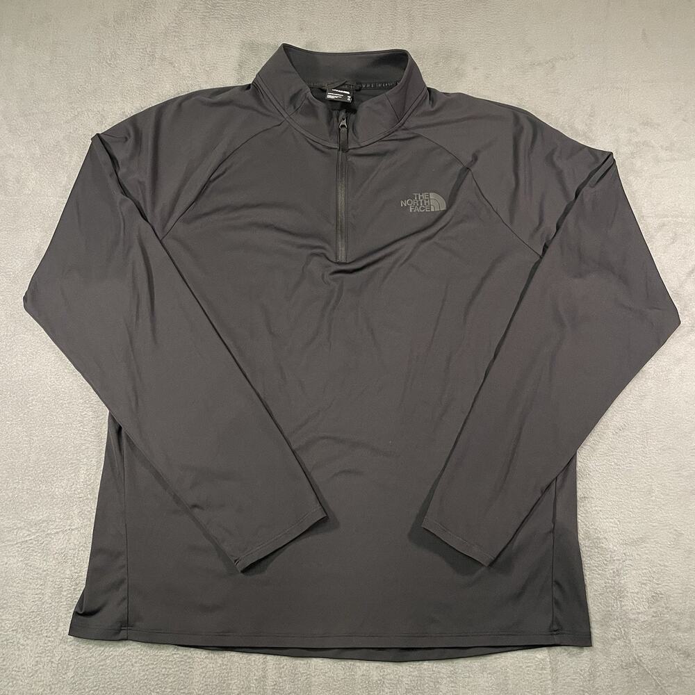 The North Face Pullover Black Men Size XL Polyester Athletic 1/4 Zip